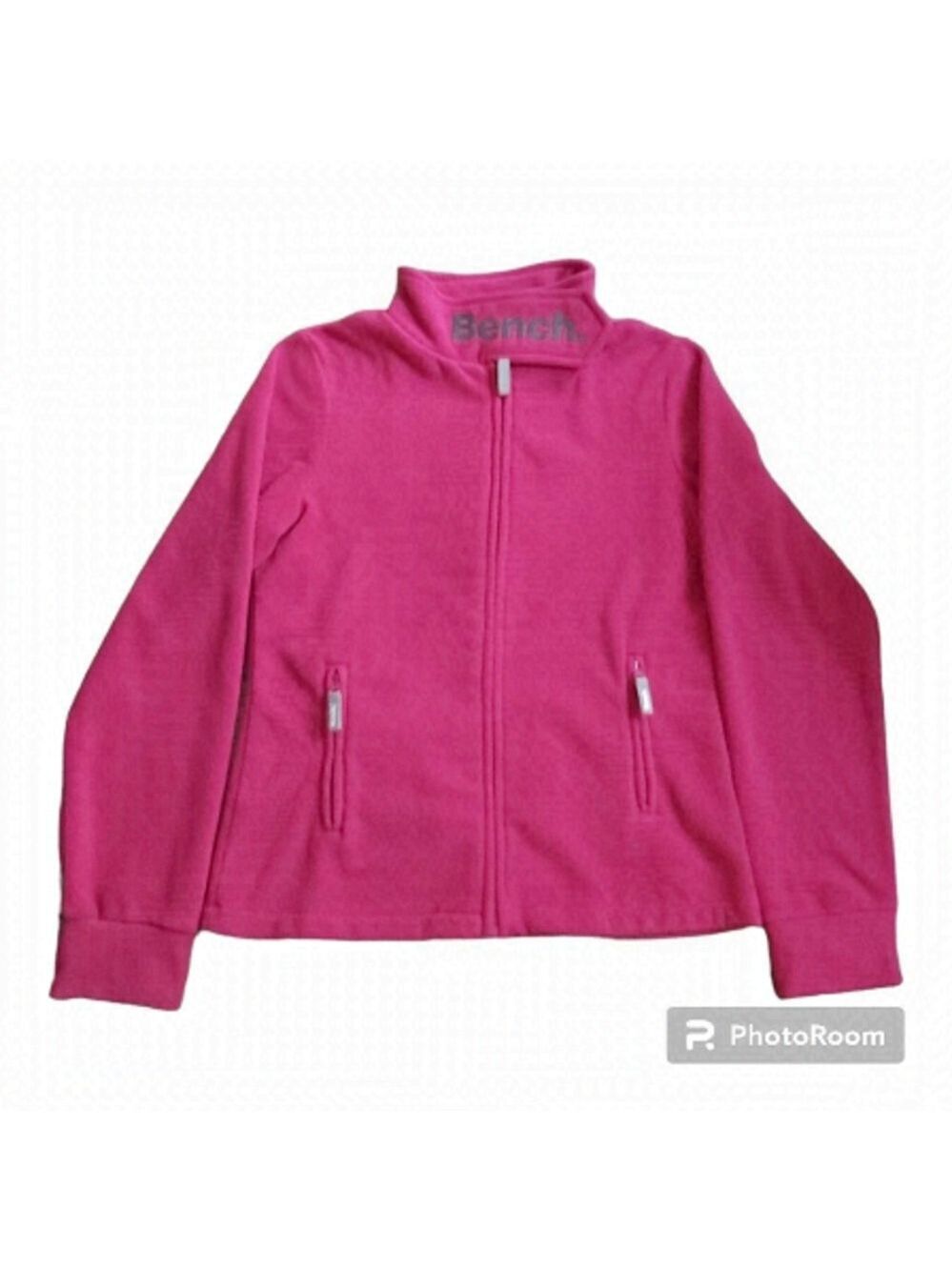 Burgundy Bench 100% Polyester Fleece Jacket for Girls - Size 13/14